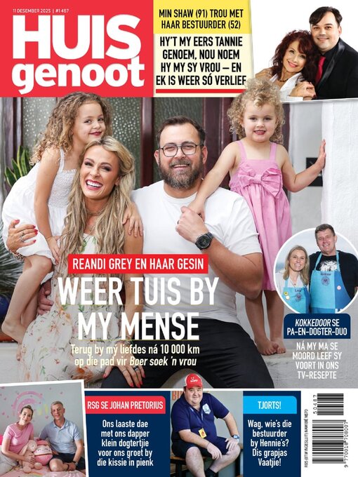 Title details for Huisgenoot by Media 24 Ltd - Available